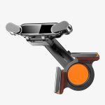 Car large screen display base bracket for car audio system, new energy vehicle phone holder, aluminum alloy car phone holder - 图片 5