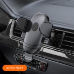 Car air vent phone holder, car dashboard suction cup anti-shake support frame, retractable phone holder - 图片 7