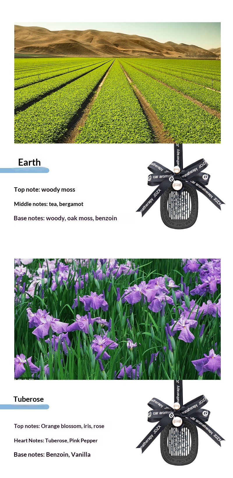 Car aroma pendant, perfume accessory for cars, high-end fragrance for vehicles, long-lasting delicate fragrance, bowknot, pearl aroma插图10