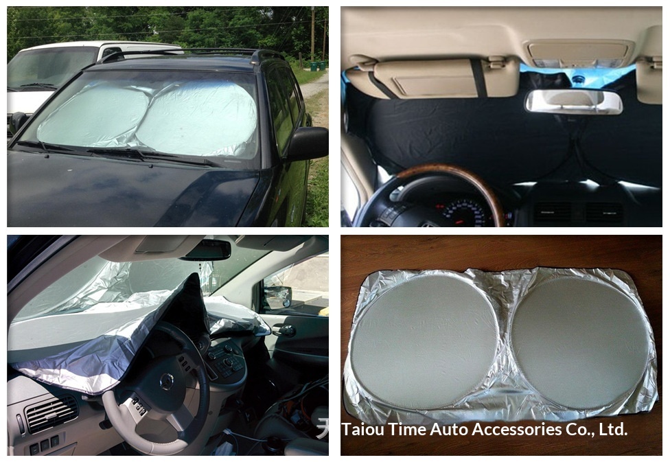 Manufacturer supplies car windshield sunshades, double-ring front windshield sunshades, and front sun visors.插图4