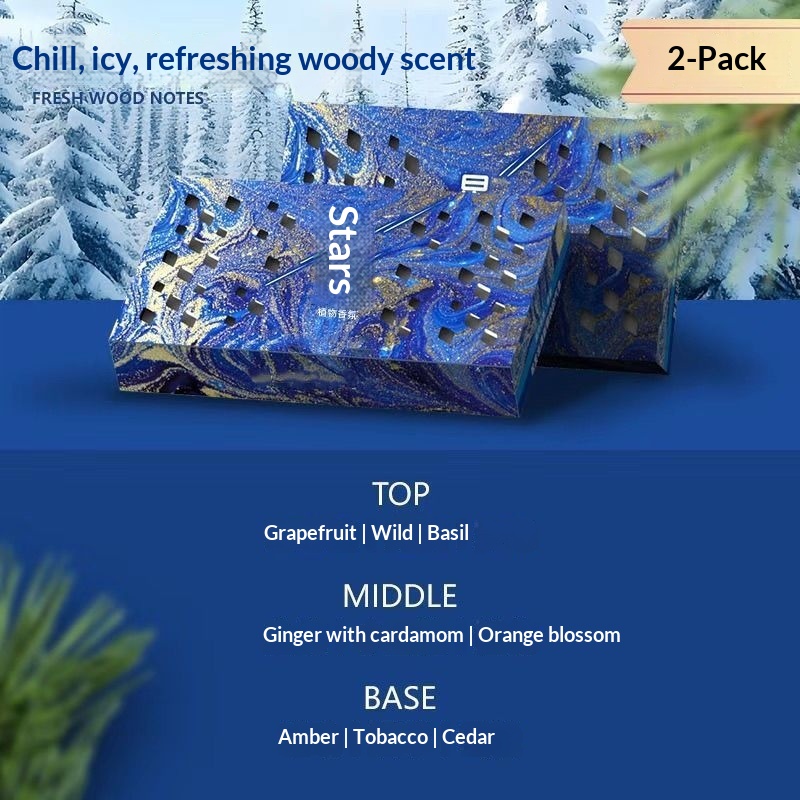 In-stock car air freshener bricks, car fragrance diffusers, home air fresheners, antifreeze, long-lasting, odor-eliminating, large-capacity solid perfumes.插图5