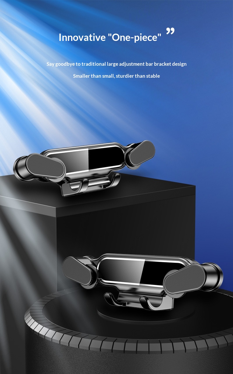 Car large screen display base bracket for car audio system, new energy vehicle phone holder, aluminum alloy car phone holder插图6