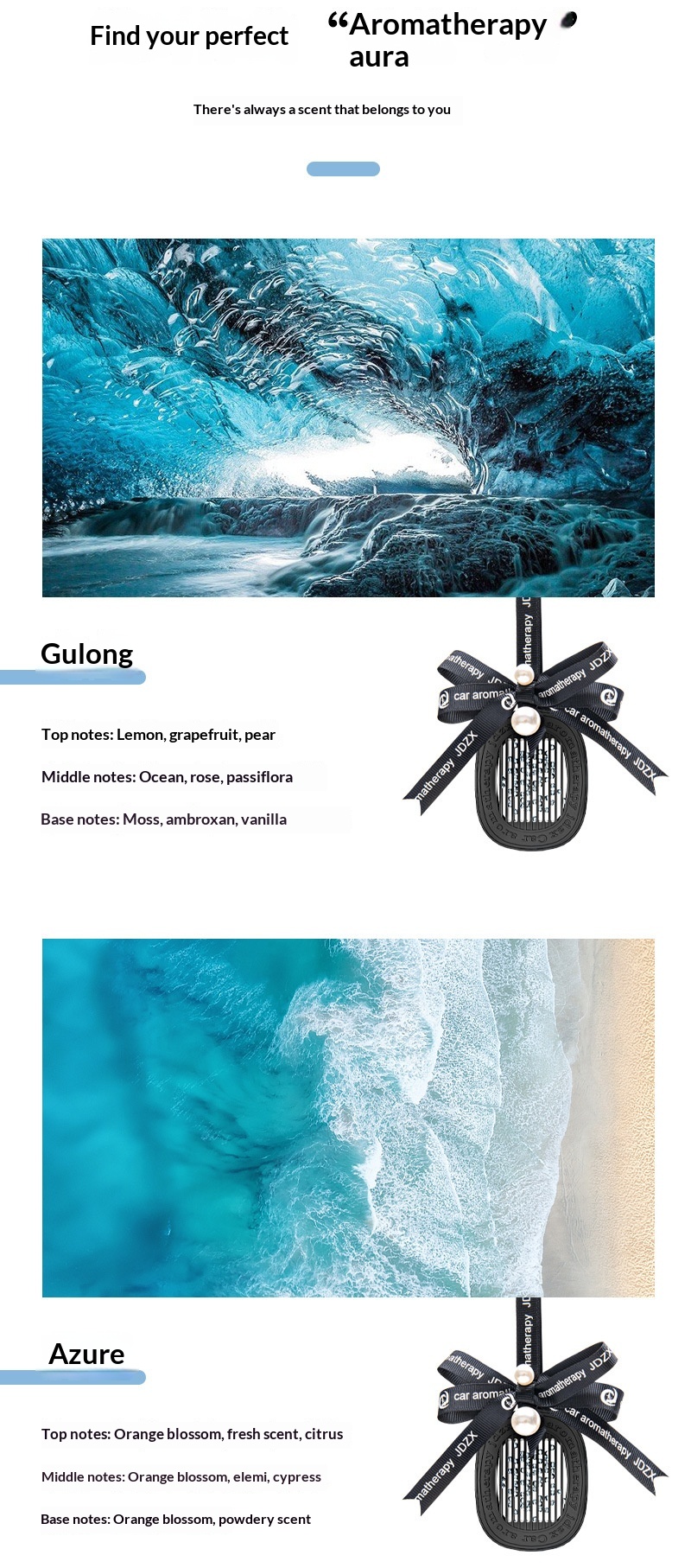 Car aroma pendant, perfume accessory for cars, high-end fragrance for vehicles, long-lasting delicate fragrance, bowknot, pearl aroma插图9