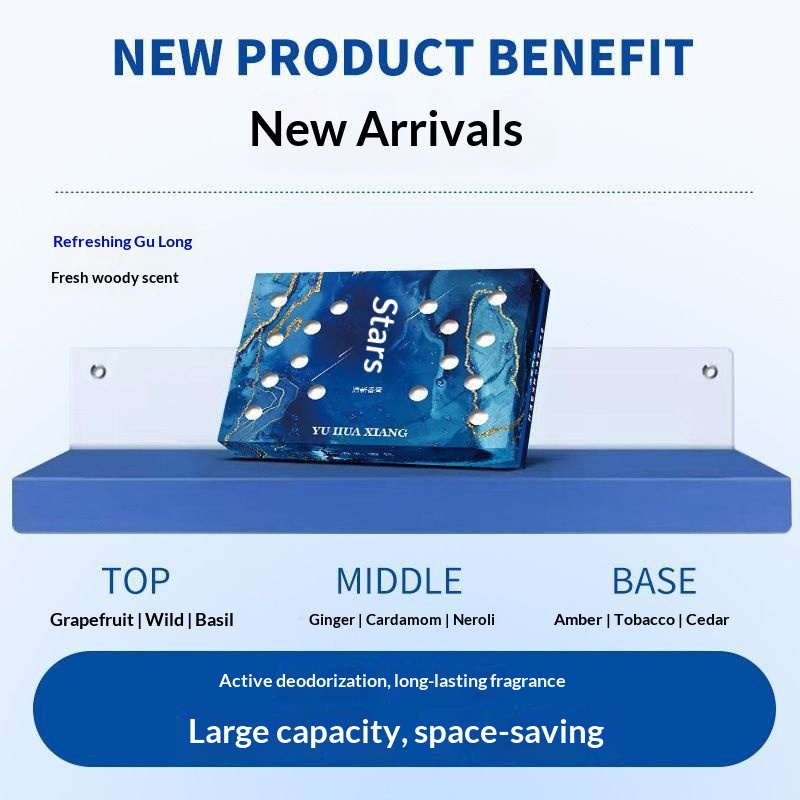 In-stock car air freshener bricks, car fragrance diffusers, home air fresheners, antifreeze, long-lasting, odor-eliminating, large-capacity solid perfumes.插图12