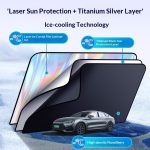 Magnetic sunshade curtain, car window sunshade, car curtain privacy curtain, sun protection, side window anti-strong light sunshade, car stop - 图片 5