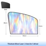 Magnetic sunshade curtain, car window sunshade, car curtain privacy curtain, sun protection, side window anti-strong light sunshade, car stop - 图片 6