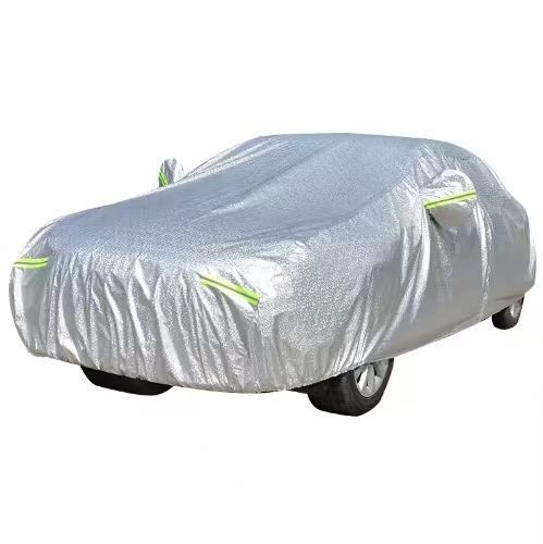 Aluminum foil fleece-lined car cover, full coverage, sun and rain protection, suitable for sedans, SUVs, and pickup trucks, thickened car cover.插图10