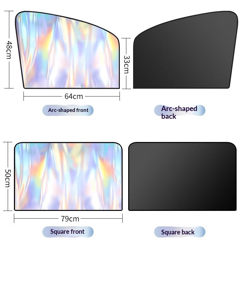Magnetic sunshade curtain, car window sunshade, car curtain privacy curtain, sun protection, side window anti-strong light sunshade, car stop插图19