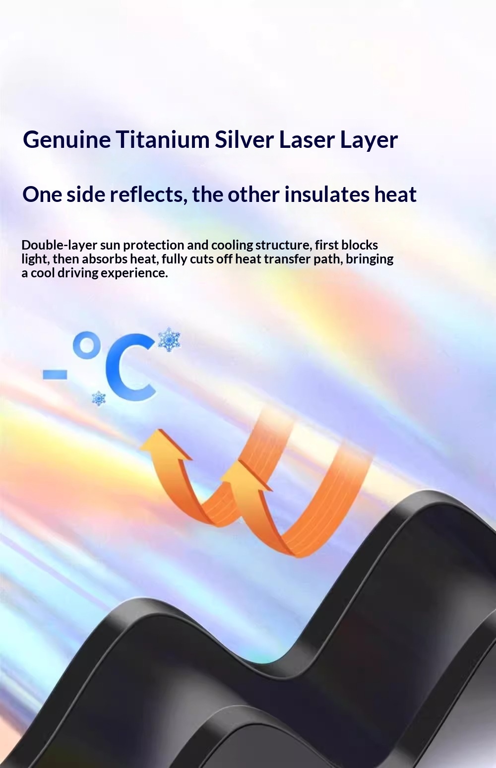 Magnetic sunshade curtain, car window sunshade, car curtain privacy curtain, sun protection, side window anti-strong light sunshade, car stop插图2